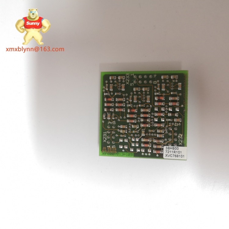 ABB  XVC768101 3BHB007211R101 | Analog Input/Output Control Module