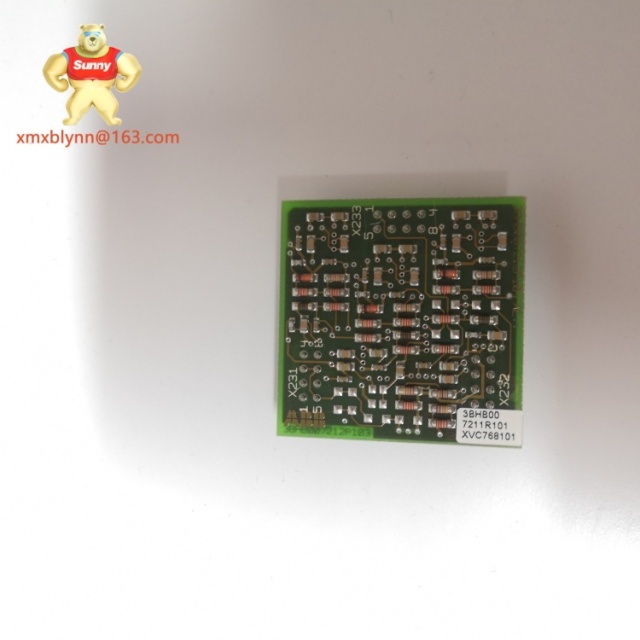 ABB  XVC768101 3BHB007211R101 | Analog Input/Output Control Module