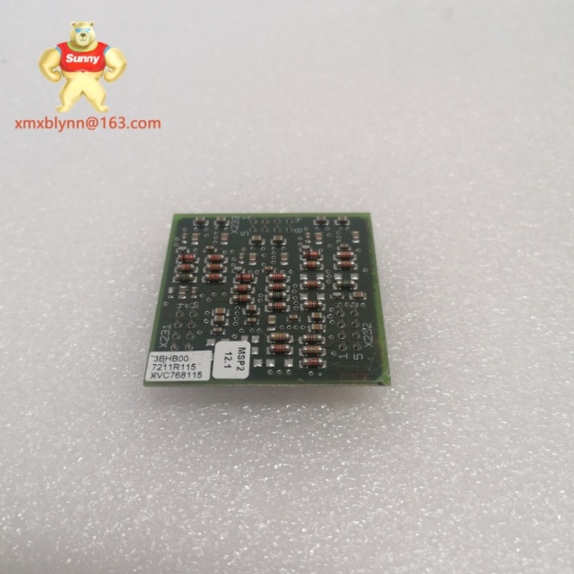 ABB  XVC768115 3BHB007211R115 | Product TypeIndustrial Control Interface Module