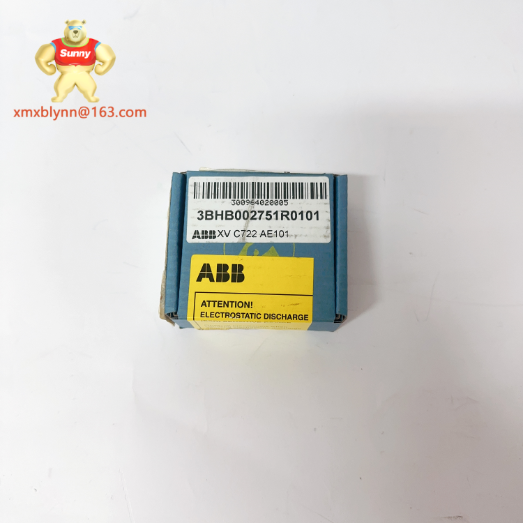 ABB XVC722AE101 3BHB002751R0101 | Analog Input/Output Control Module
