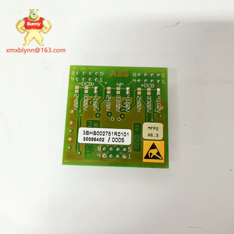 ABB	XVC722AE101 3BHB002751R0101 | Analog Input/Output Control Module
