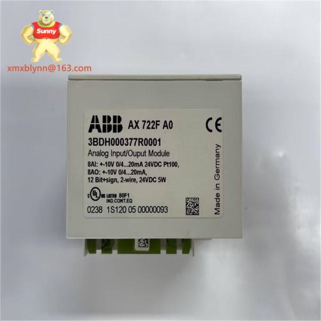 ABB  AX722F 3BDH000377R0001 | Industrial DCS Control Module