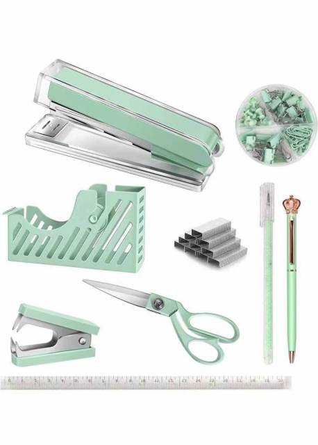 Green Desk Stationery Set