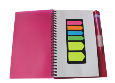 Notebook with Sticker Set