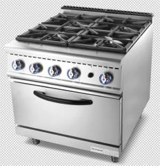 Gas 4 Burner Range with Oven