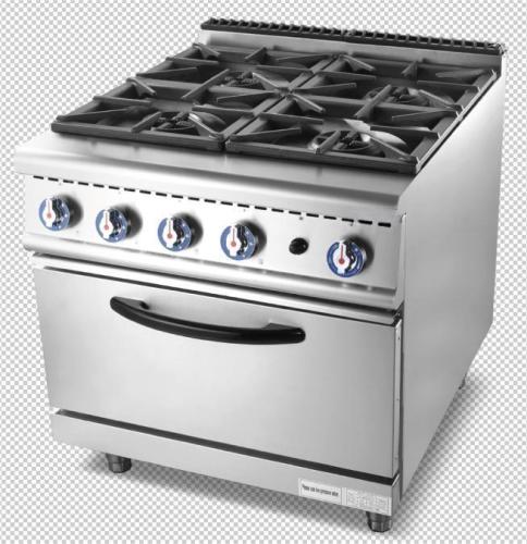 Gas 4 Burner Range with Oven