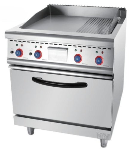 Electric Griddle with Oven(2/3 flat,1/3 grooved)