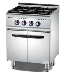Gas 4 Burner Range with Cabinet(European burner)