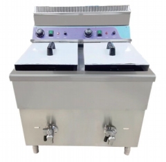 Gas 2 Tank Fryer with Tap