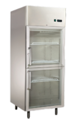 Upright Glass Door Refrigerator