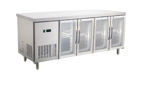 Table Glass Door Refrigerator