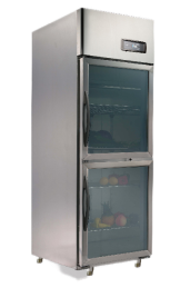 Upright Glass Door Refrigerator