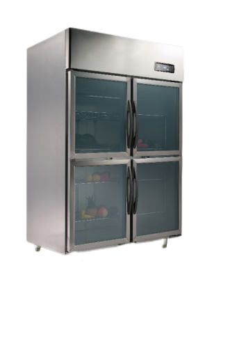 Upright Glass Door Refrigerator
