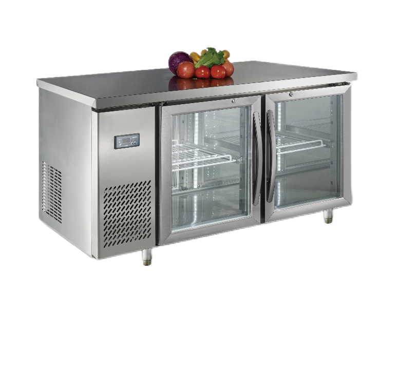 Table Glass Door Refrigerator