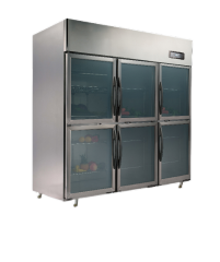 Upright Glass Door Static Refrigerator