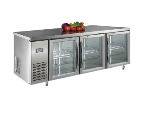 Table Glass Door Refrigerator