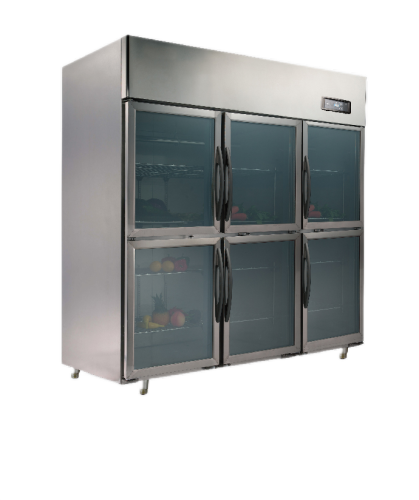Upright Glass Door Static Refrigerator