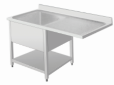 European Style Sink with Drainer(Witn Space For Dishwasher)