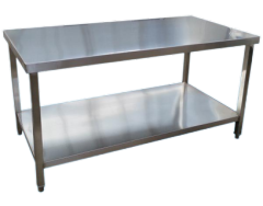 Working Table with Backsplash