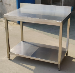 Working Table with Backsplash