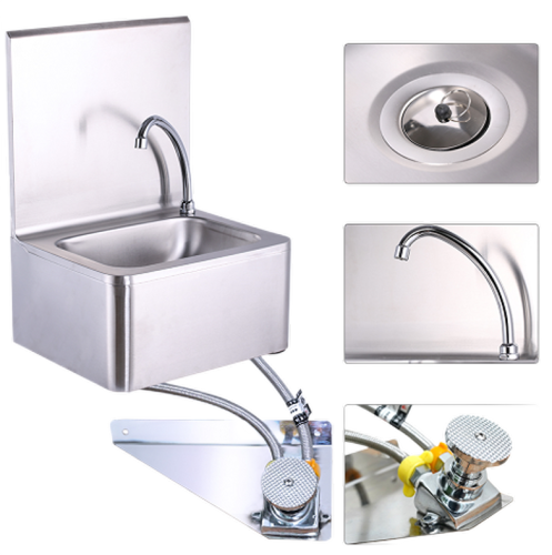 Knee Operated Wash Basin-Hands Free