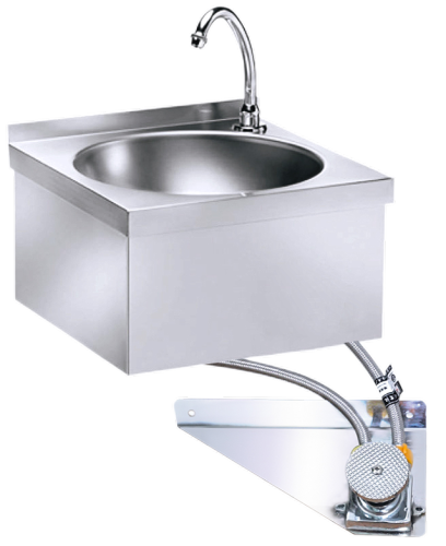 Knee Operated Wash Basin-Hands Free