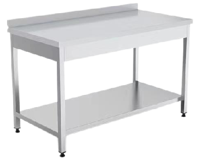 Working Table with Backsplash