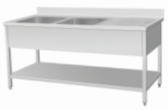 European Double Sink with Double Drainer
