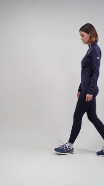 PRELUDE Women warm polo女士馬術加絨雙拉鏈長袖polo