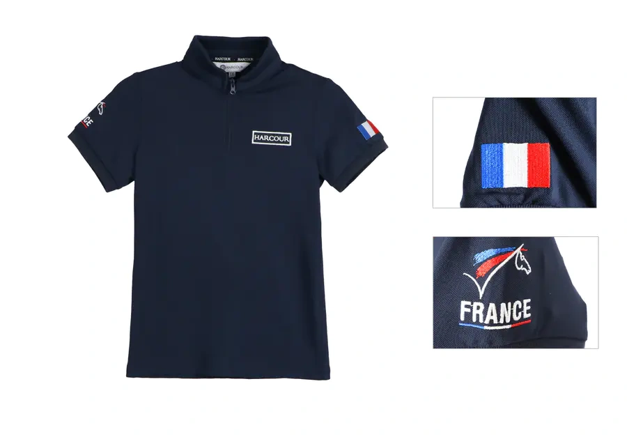 French BAMAS Kid儿童短袖polo