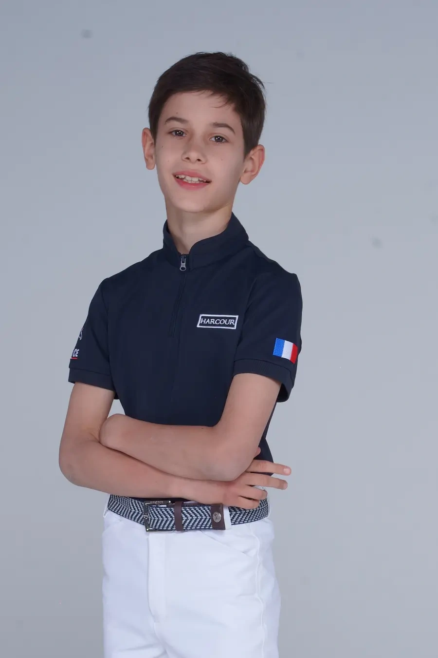French BAMAS Kid儿童短袖polo