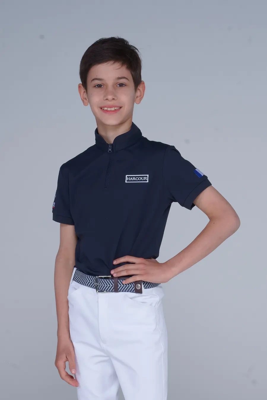 French BAMAS Kid儿童短袖polo