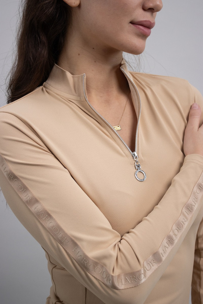 PORIS Women Technical polo LS