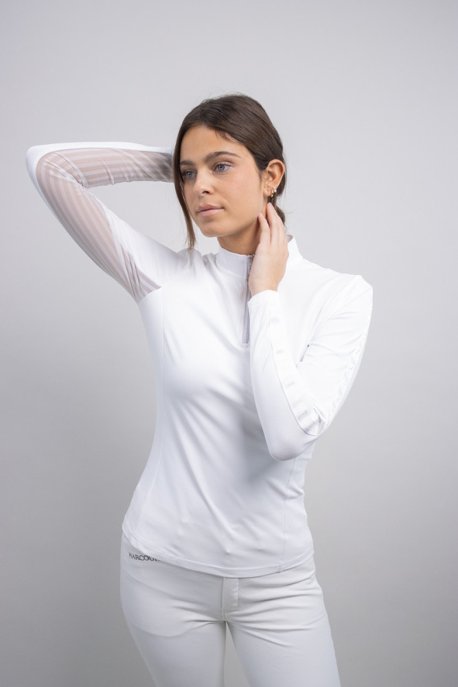 PORIS Women Technical polo LS