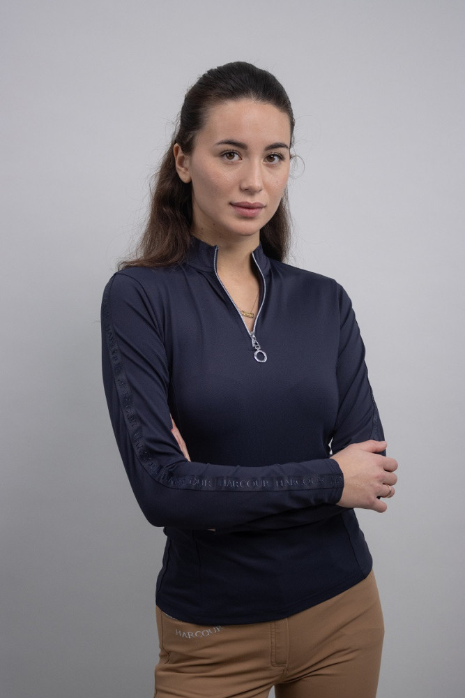 PORIS Women Technical polo LS