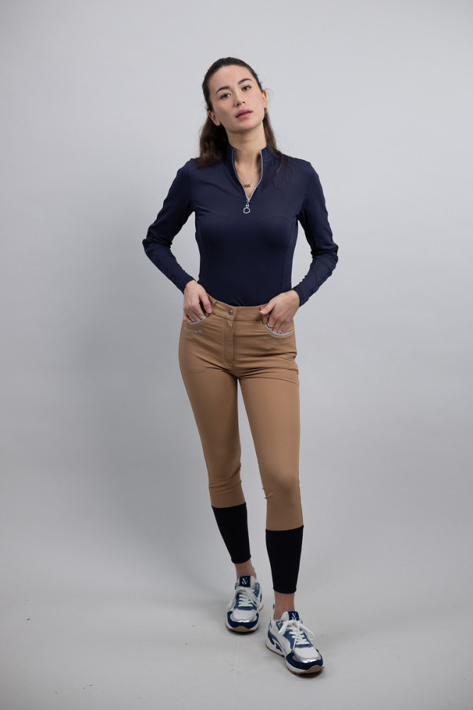 PORIS Women Technical polo LS
