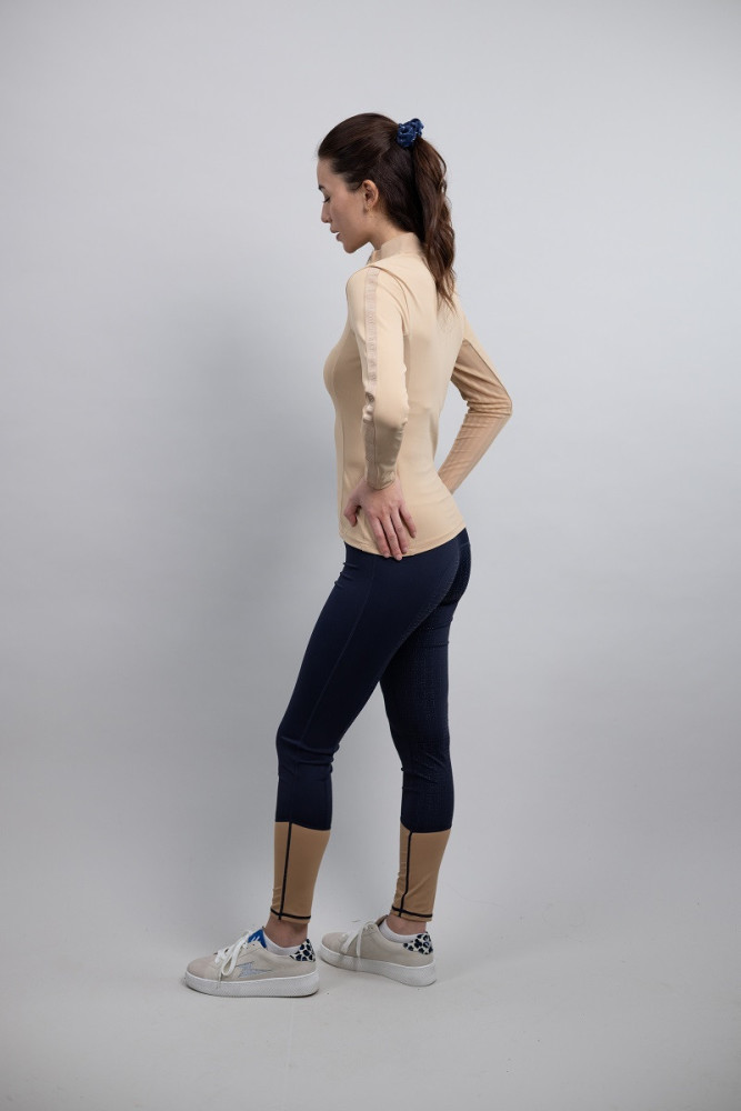 PORIS Women Technical polo LS