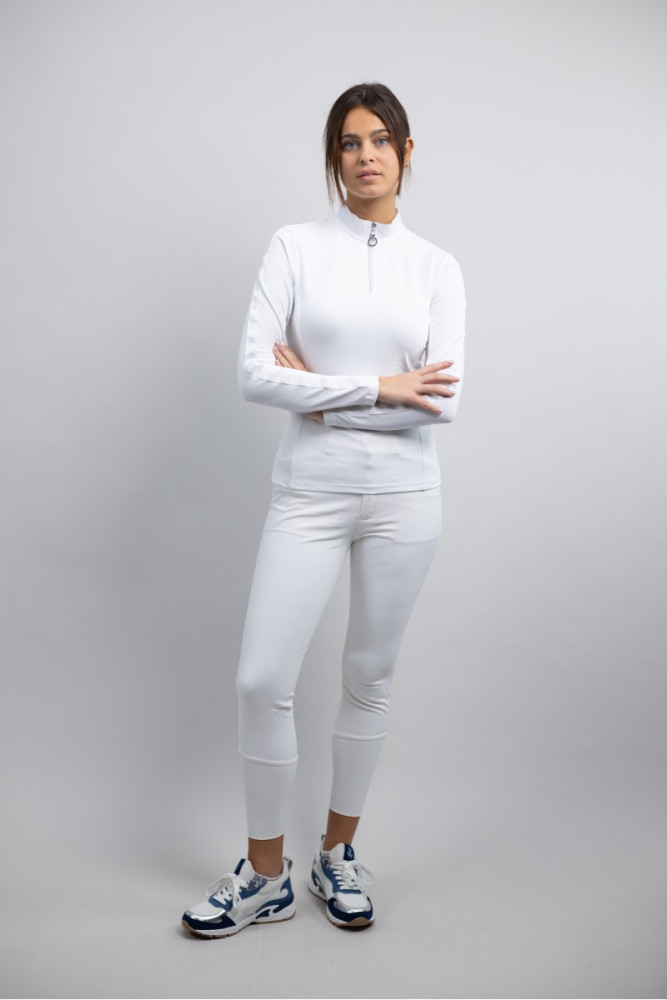 PORIS Women Technical polo LS