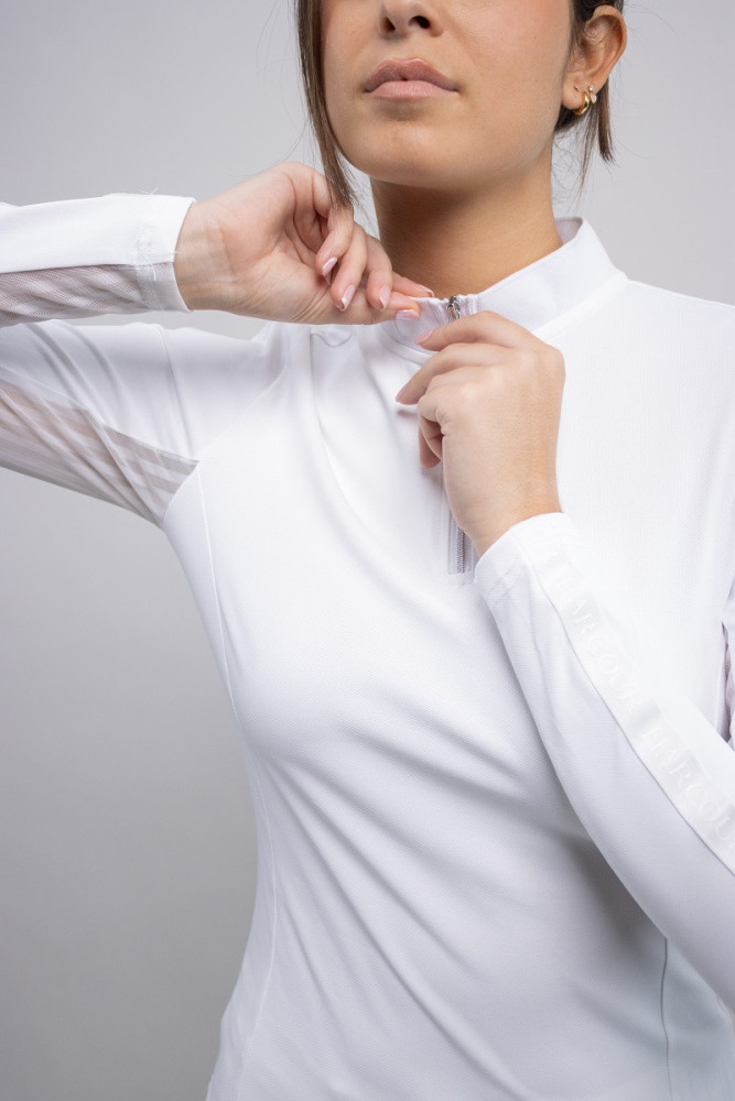 PORIS Women Technical polo LS