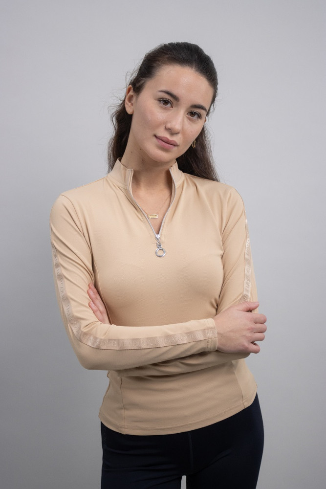 PORIS Women Technical polo LS