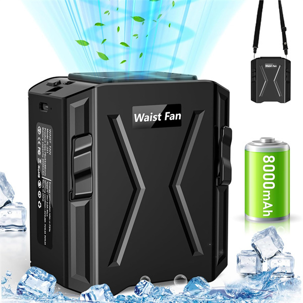 BALACN 221 Portable Cool Clip Under Shirt Mini Waist Mounted Electric Fan