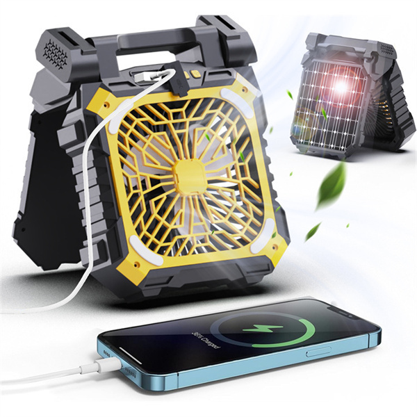 BALACN Portable D9 Solar Powered Desk Fan