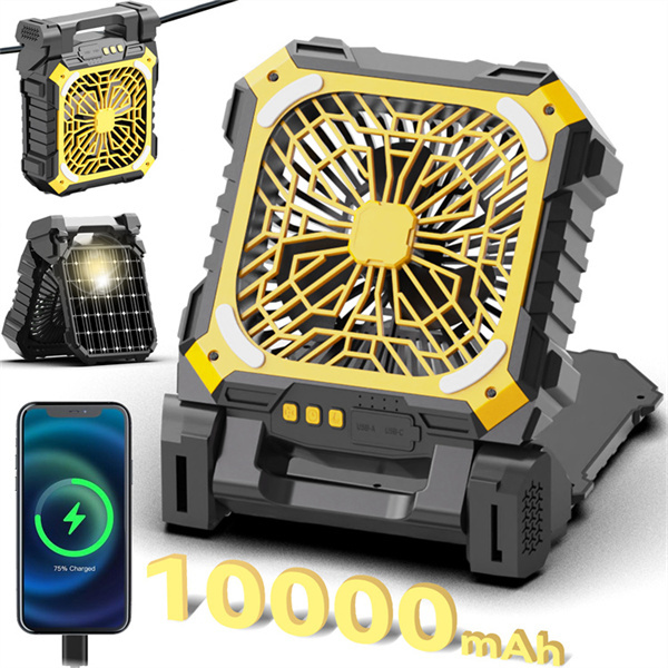 BALACN Portable D9 Solar Powered Desk Fan