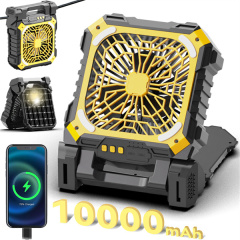 BALACN Portable D9 Solar Powered Desk Fan