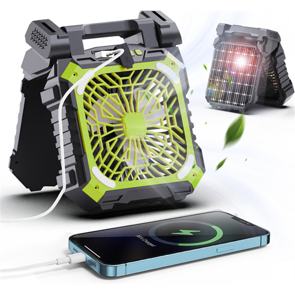 BALACN Portable D9 Solar Powered Desk Fan