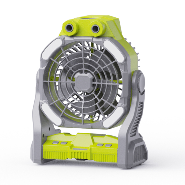 BALACN  BL-X29A Portable Misting Fan Camping Fan with Rechargeable Long Lasting Portable 10400mAh Battery Powered Water Misting Fan Table Fan with Dual Motors and Dual Fan Blades, RGB Lights, Timer, Power Supply - For Outdoor & Emergencies