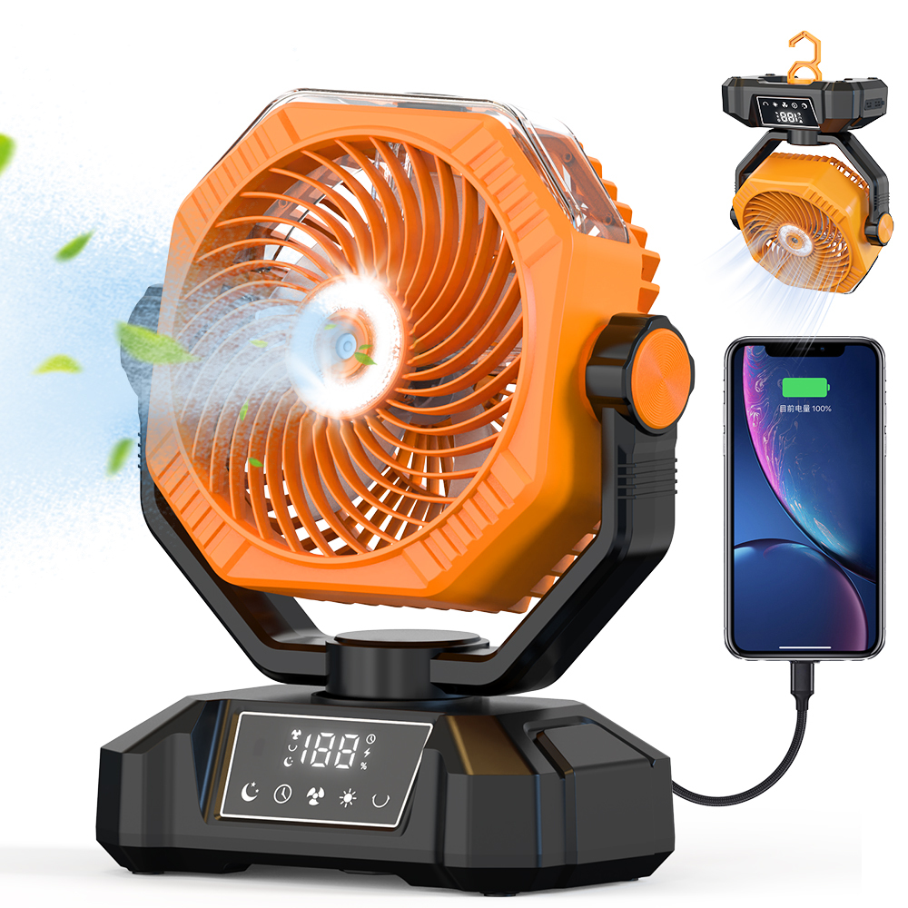 BL-8136W-SX Portable Misting Outdoor Fan