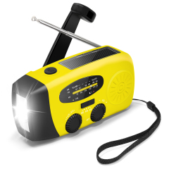MD-088 Radio de Emergencia Portátil con Manivela