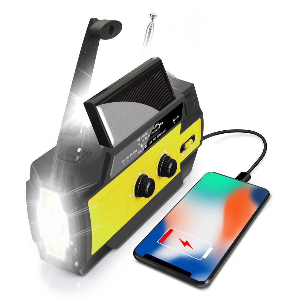 MD-090p Emergency Crank Weather Radio