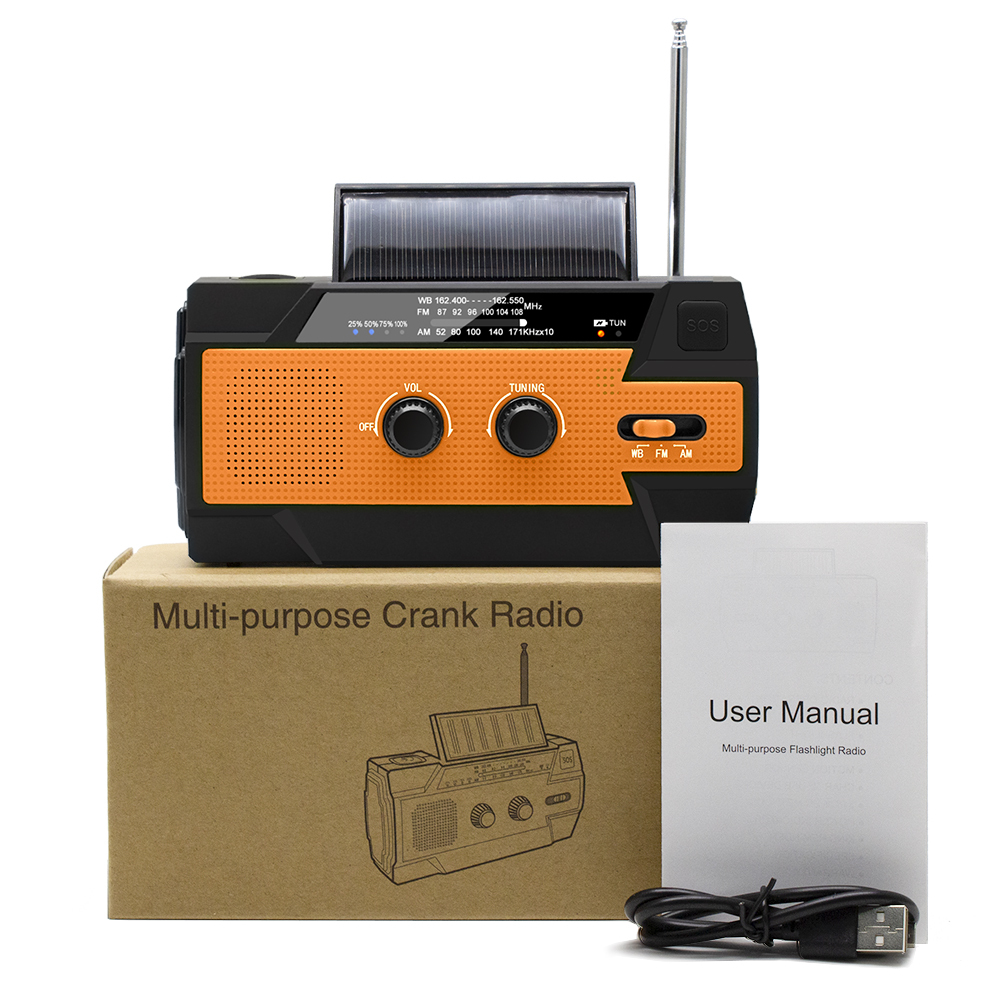 MD-090p Emergency Crank Weather Radio